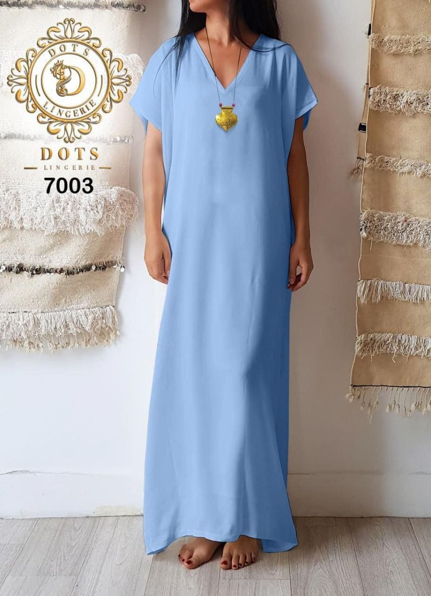 جلابية بنص كم  7003