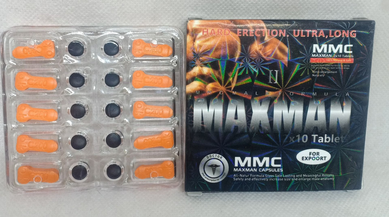 كبسولات ماكس مان العضو للانتصاب والتاخير