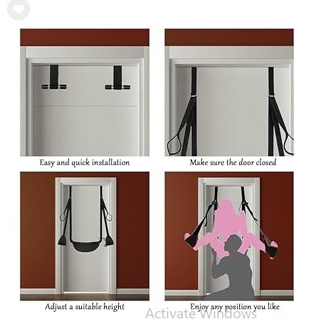 مرجيحة الباب بالمقعدة للمتزوجين للوزن 90ك